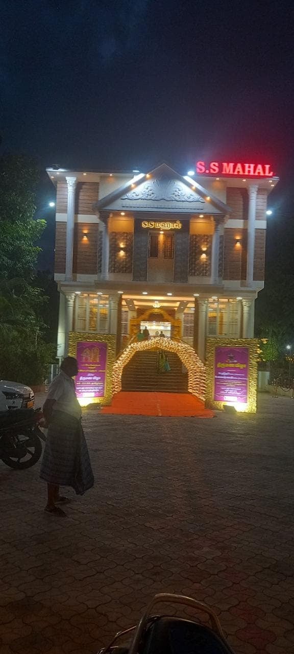Night facade at S.S Mahal