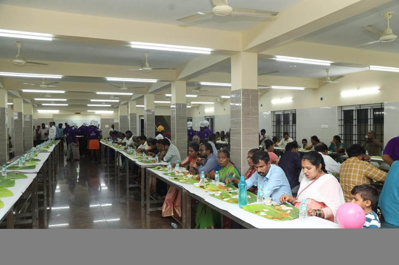The wedding feast at S.S Mahal