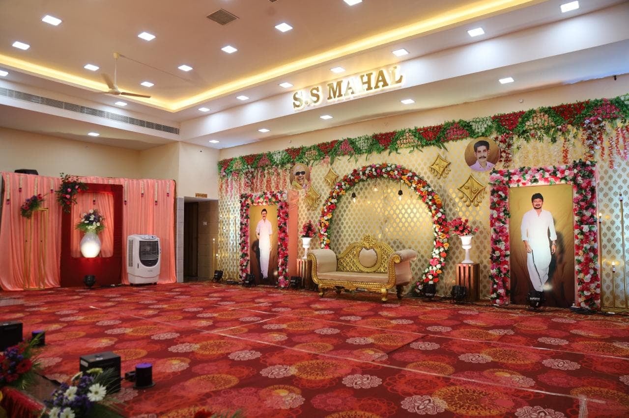 Stage from the side at S.S Mahal