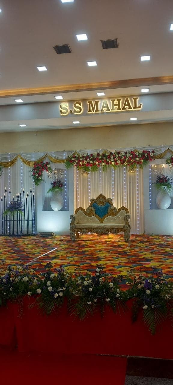 Stage close-up at S.S Mahal